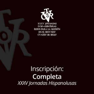 Inscripción anticipada: XXXV Edición Jornadas Hispanolusas